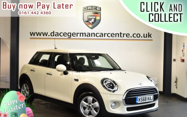 Used 2018 WHITE MINI HATCH COOPER Hatchback 1.5 COOPER 5DR AUTO 134 BHP (reg. 2018-11-07) for sale in Bolton