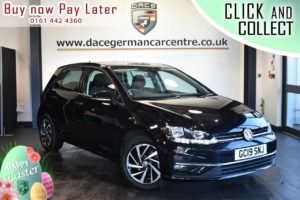 Used 2019 BLACK VOLKSWAGEN GOLF Hatchback 1.6 MATCH TDI DSG 5DR AUTO 114 BHP (reg. 2019-07-05) for sale in Bolton
