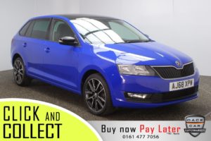 Used 2019 BLUE SKODA RAPID Hatchback 1.0 SPACEBACK SE SPORT TSI 5DR 1 OWNER 109 BHP (reg. 2019-02-08) for sale in Stockport