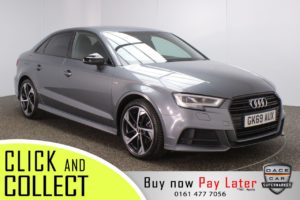 Used 2019 GREY AUDI A3 Saloon 1.5 TFSI BLACK EDITION 4DR 1 OWNER 148 BHP (reg. 2019-09-13) for sale in Stockport