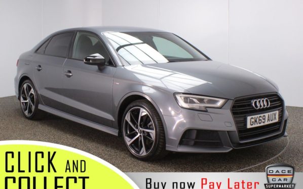 Used 2019 GREY AUDI A3 Saloon 1.5 TFSI BLACK EDITION 4DR 1 OWNER 148 BHP (reg. 2019-09-13) for sale in Stockport