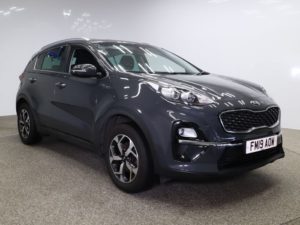 Used 2019 GREY KIA SPORTAGE Estate 1.6 2 ISG 5d 131 BHP (reg. 2019-05-29) for sale in Manchester