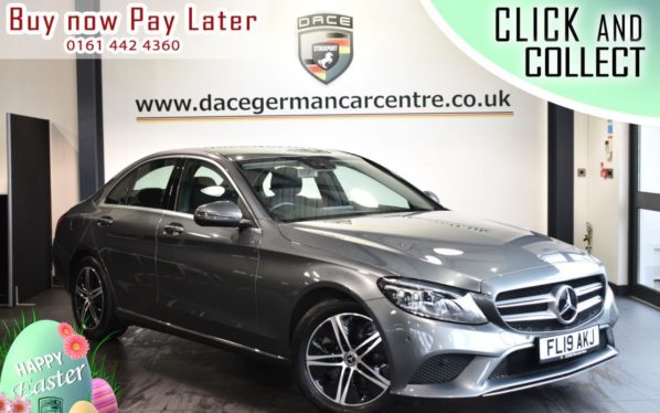 Used 2019 GREY MERCEDES-BENZ C-CLASS Saloon 2.0 C 300 SPORT PREMIUM 4DR AUTO 255 BHP (reg. 2019-04-29) for sale in Bolton