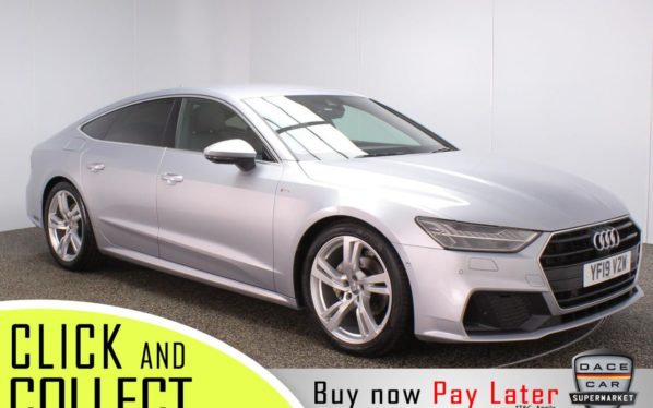 Used 2019 SILVER AUDI A7 Hatchback 2.0 SPORTBACK TDI S LINE 5DR 1 OWNER AUTO 202 BHP + VIRTUAL COCKPIT (reg. 2019-04-26) for sale in Stockport