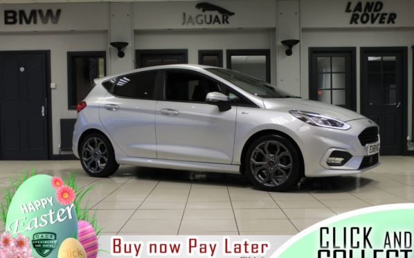 Used 2019 SILVER FORD FIESTA Hatchback 1.0 ST-LINE X 5d 99 BHP (reg. 2019-01-28) for sale in Hazel Grove