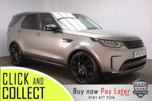 Used 2019 SILVER LAND ROVER DISCOVERY 4x4 3.0 SDV6 HSE LUXURY 5DR AUTO 302 BHP BLACK PACKAGE (reg. 2019-09-26) for sale in Stockport