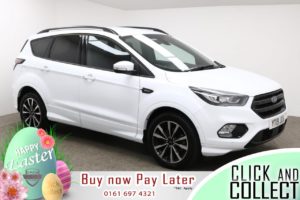 Used 2019 WHITE FORD KUGA Hatchback 1.5 ST-LINE 5d AUTO 148 BHP (reg. 2019-08-23) for sale in Manchester
