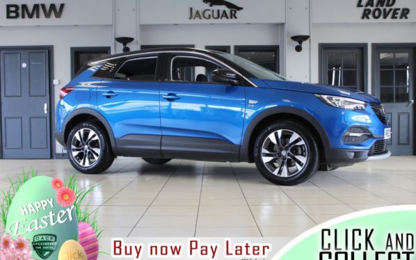 Used 2020 BLUE VAUXHALL GRANDLAND X Hatchback 1.2 GRIFFIN 5d 129 BHP (reg. 2020-06-29) for sale in Hazel Grove