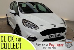 Used 2020 WHITE FORD FIESTA Hatchback 1.0 ST-LINE 5DR 1 OWNER 99 BHP (reg. 2020-02-10) for sale in Stockport