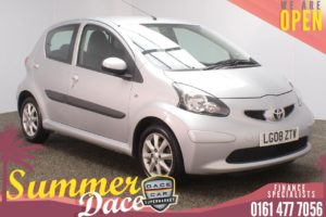 Used 2008 SILVER TOYOTA AYGO Hatchback 1.0 PLATINUM VVT-I 5DR 68 BHP (reg. 2008-04-30) for sale in Stockport