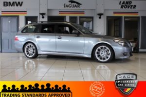 Used 2010 GREY BMW 5 SERIES Estate 2.0 520D M SPORT TOURING 5d 175 BHP (reg. 2010-05-12) for sale in Hazel Grove