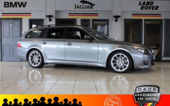 Used 2010 GREY BMW 5 SERIES Estate 2.0 520D M SPORT TOURING 5d 175 BHP (reg. 2010-05-12) for sale in Hazel Grove