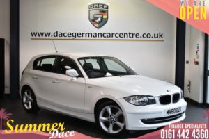 Used 2010 WHITE BMW 1 SERIES Hatchback 2.0 116I SPORT 5DR 121 BHP (reg. 2010-09-01) for sale in Bolton
