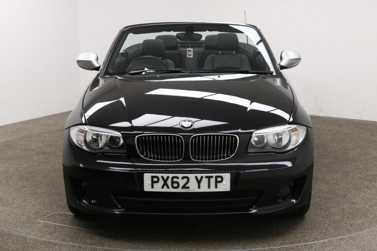 Used 2012 BLACK BMW 1 SERIES Convertible 2.0 118I EXCLUSIVE EDITION 2d ...