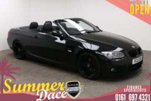Used 2012 BLACK BMW 3 SERIES Convertible 2.0 320D M SPORT 2d 181 BHP (reg. 2012-06-01) for sale in Manchester