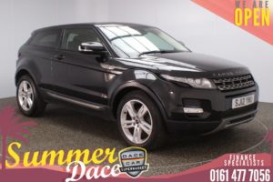 Used 2012 BLACK LAND ROVER RANGE ROVER EVOQUE 4x4 2.2 SD4 PURE TECH 3DR 190 BHP (reg. 2012-03-16) for sale in Stockport