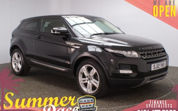 Used 2012 BLACK LAND ROVER RANGE ROVER EVOQUE 4x4 2.2 SD4 PURE TECH 3DR 190 BHP (reg. 2012-03-16) for sale in Stockport