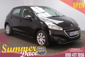 Used 2012 BLACK PEUGEOT 208 Hatchback 1.4 ACCESS PLUS HDI 5DR 68 BHP (reg. 2012-09-27) for sale in Stockport