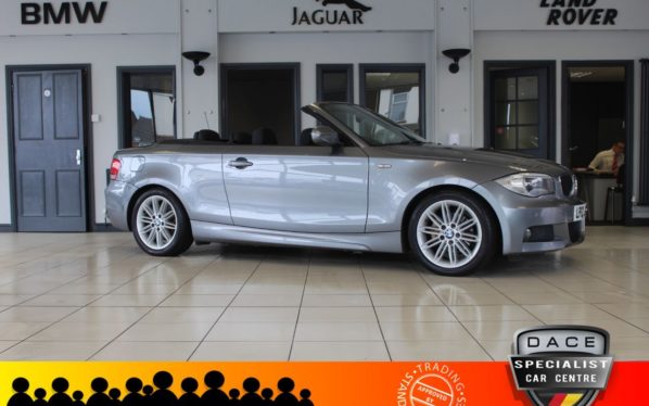 Used 2012 GREY BMW 1 SERIES Convertible 2.0 118D M SPORT 2d 141 BHP (reg. 2012-07-09) for sale in Hazel Grove