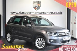 Used 2012 GREY VOLKSWAGEN TIGUAN Estate 2.0 SE TDI BLUEMOTION TECHNOLOGY 4MOTION 5DR 138 BHP (reg. 2012-10-19) for sale in Bolton