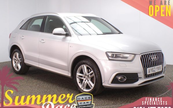 Used 2012 SILVER AUDI Q3 Estate 2.0 TDI S LINE 5DR 138 BHP (reg. 2012-09-07) for sale in Stockport