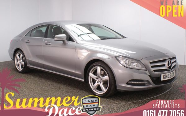 Used 2012 SILVER MERCEDES-BENZ CLS CLASS Coupe 2.1 CLS250 CDI BLUEEFFICIENCY 4DR AUTO 204 BHP (reg. 2012-11-28) for sale in Stockport