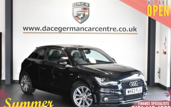 Used 2013 BLACK AUDI A1 Hatchback 1.4 TFSI S LINE STYLE EDITION 3DR 121 BHP (reg. 2013-09-14) for sale in Bolton