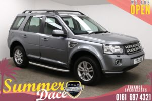 Used 2013 GREY LAND ROVER FREELANDER Estate 2.2 TD4 XS 5d 150 BHP (reg. 2013-04-05) for sale in Manchester