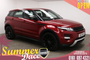 Used 2013 RED LAND ROVER RANGE ROVER EVOQUE Hatchback 2.2 SD4 DYNAMIC LUX 5d 190 BHP (reg. 2013-06-18) for sale in Manchester