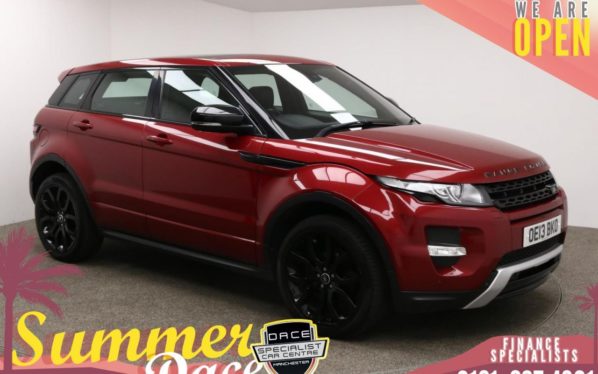 Used 2013 RED LAND ROVER RANGE ROVER EVOQUE Hatchback 2.2 SD4 DYNAMIC LUX 5d 190 BHP (reg. 2013-06-18) for sale in Manchester