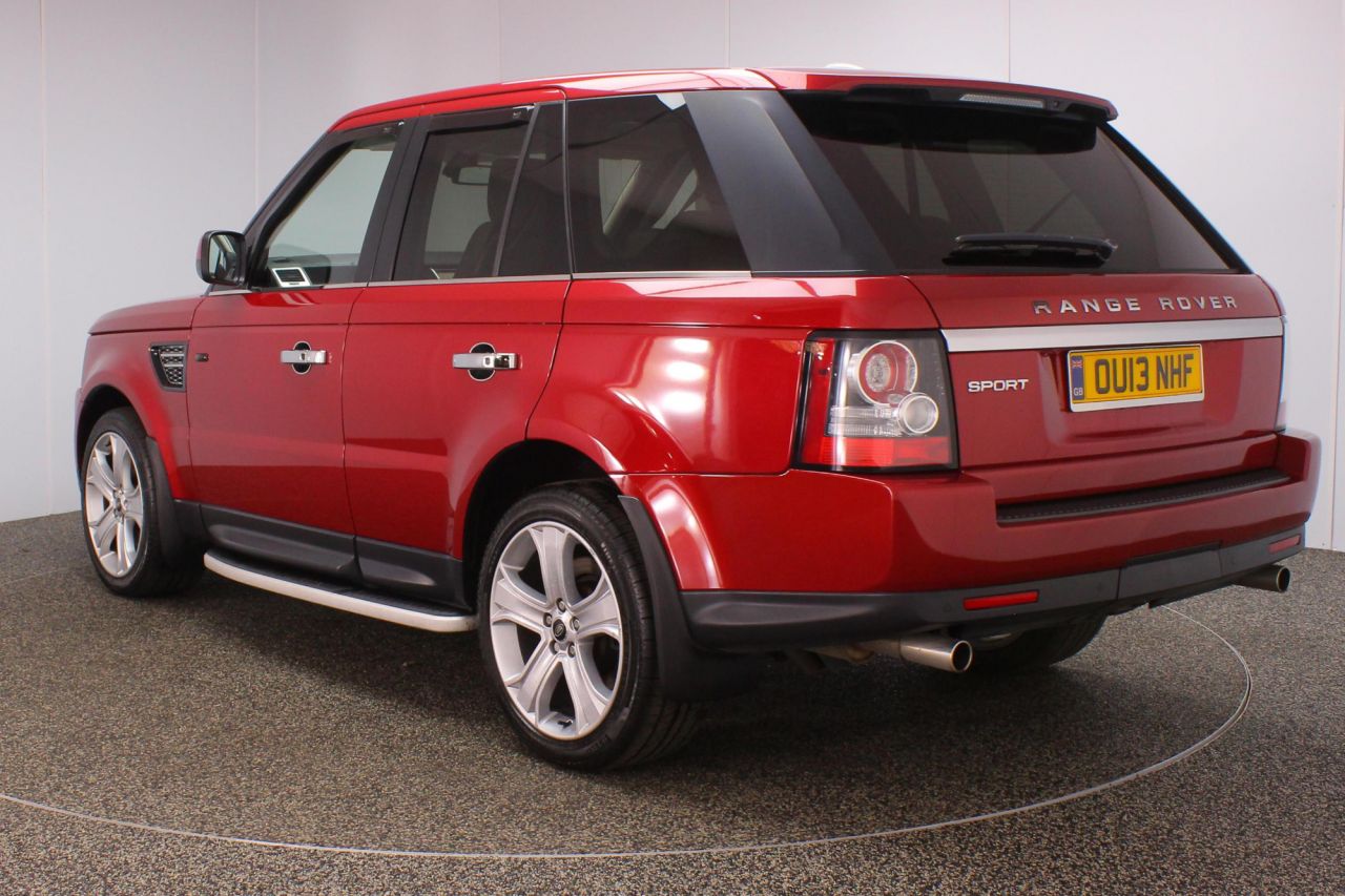 Used 2013 RED LAND ROVER RANGE ROVER SPORT 4×4 3.0 SDV6 HSE BLACK 5DR