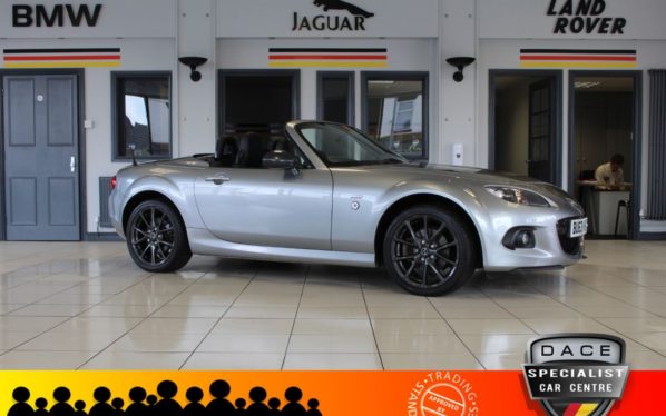 Used 2013 SILVER MAZDA MX-5 Convertible 1.8 I ROADSTER SPORT GRAPHITE EDITION 2d 125 BHP (reg. 2013-09-11) for sale in Hazel Grove