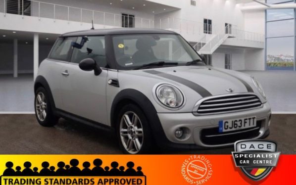 Used 2013 SILVER MINI HATCH COOPER Hatchback 2.0 COOPER D 3d AUTO 110 BHP (reg. 2013-09-30) for sale in A6 Trade