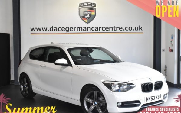 Used 2013 WHITE BMW 1 SERIES Hatchback 1.6 116I SPORT 3DR 135 BHP (reg. 2013-09-18) for sale in Bolton