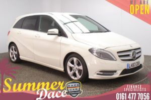 Used 2013 WHITE MERCEDES-BENZ B-CLASS MPV 2.1 B220 CDI SPORT 5DR 1 OWNER AUTO 170 BHP (reg. 2013-09-07) for sale in Stockport