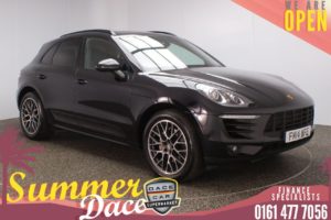 Used 2014 BLACK PORSCHE MACAN 4x4 3.0 S PDK 5DR AUTO 340 BHP (reg. 2014-07-31) for sale in Stockport