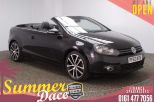 Used 2014 BLACK VOLKSWAGEN GOLF Convertible 1.4 GT TSI DSG 2DR AUTO 159 BHP (reg. 2014-01-13) for sale in Stockport