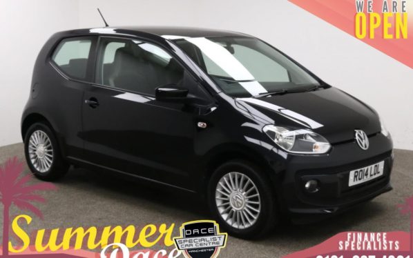Used 2014 BLACK VOLKSWAGEN UP Hatchback 1.0 HIGH UP 3d 74 BHP (reg. 2014-03-31) for sale in Manchester