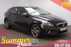 Used 2014 BLACK VOLVO V40 Hatchback 1.6 D2 CROSS COUNTRY LUX NAV 5DR 113 BHP (reg. 2014-12-22) for sale in Stockport