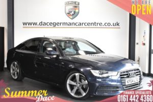 Used 2014 BLUE AUDI A6 Saloon 3.0 TDI QUATTRO BLACK EDITION 4DR AUTO 201 BHP (reg. 2014-10-20) for sale in Bolton