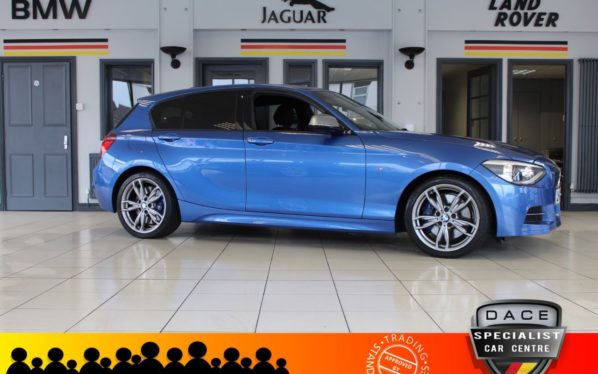 Used 2014 BLUE BMW 1 SERIES Hatchback 3.0 M135I 5d AUTO 316 BHP (reg. 2014-10-27) for sale in Hazel Grove