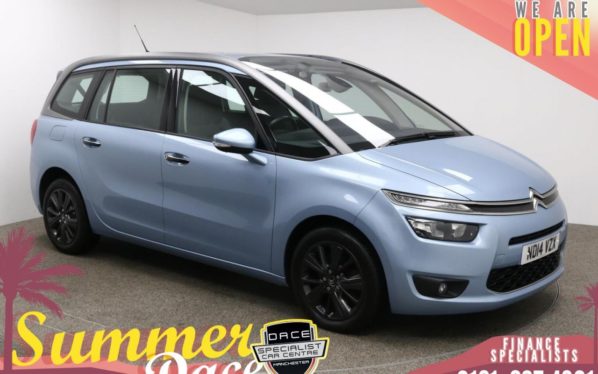 Used 2014 BLUE CITROEN C4 GRAND PICASSO MPV 1.6 THP EXCLUSIVE 5d 154 BHP (reg. 2014-07-16) for sale in Manchester