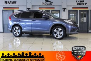 Used 2014 BLUE HONDA CR-V Estate 2.2 I-DTEC EX 5d AUTO 148 BHP (reg. 2014-10-30) for sale in Hazel Grove