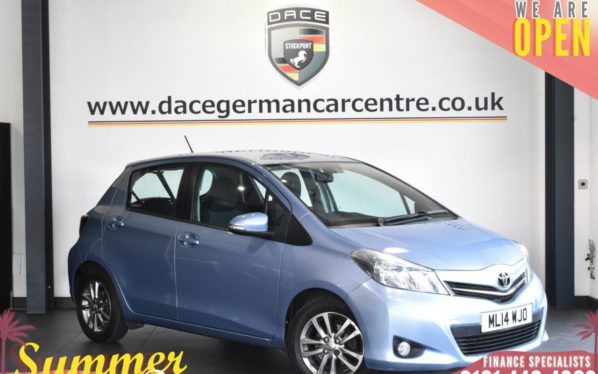 Used 2014 BLUE TOYOTA YARIS Hatchback 1.3 VVT-I ICON PLUS 5DR 99 BHP (reg. 2014-04-29) for sale in Bolton