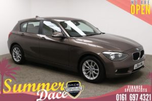 Used 2014 BRONZE BMW 1 SERIES Hatchback 1.6 116D EFFICIENTDYNAMICS BUSINESS 5d 114 BHP (reg. 2014-11-26) for sale in Manchester