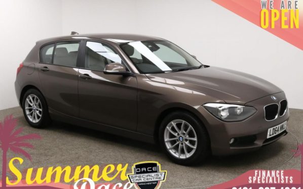 Used 2014 BRONZE BMW 1 SERIES Hatchback 1.6 116D EFFICIENTDYNAMICS BUSINESS 5d 114 BHP (reg. 2014-11-26) for sale in Manchester