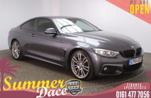 Used 2014 GREY BMW 4 SERIES Coupe 2.0 420D XDRIVE M SPORT 2DR AUTO 181 BHP (reg. 2014-12-15) for sale in Stockport