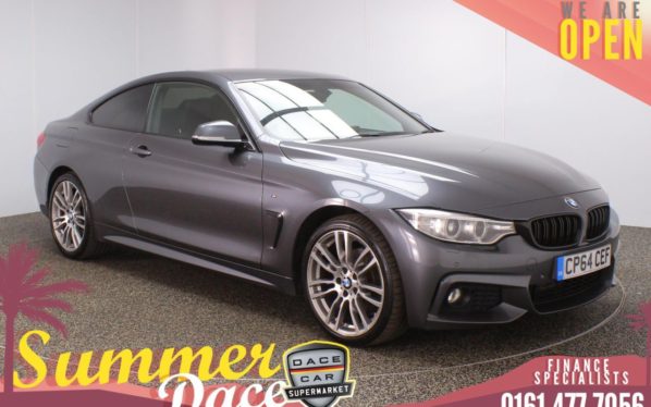 Used 2014 GREY BMW 4 SERIES Coupe 2.0 420D XDRIVE M SPORT 2DR AUTO 181 BHP (reg. 2014-12-15) for sale in Stockport