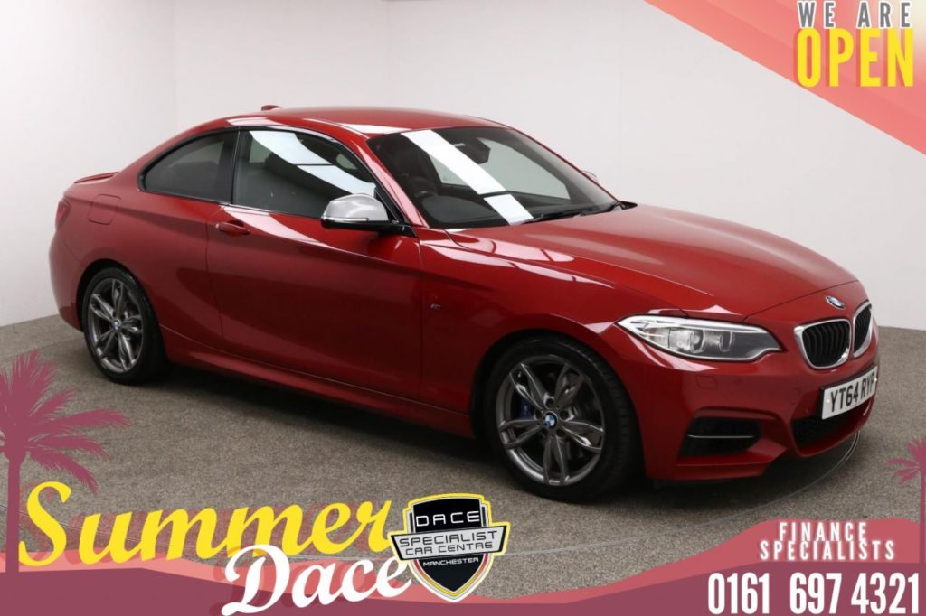 Used 2014 RED BMW M235I Coupe 3.0 M235I 2d AUTO 322 BHP (reg. 2014-09-04) for sale in Manchester