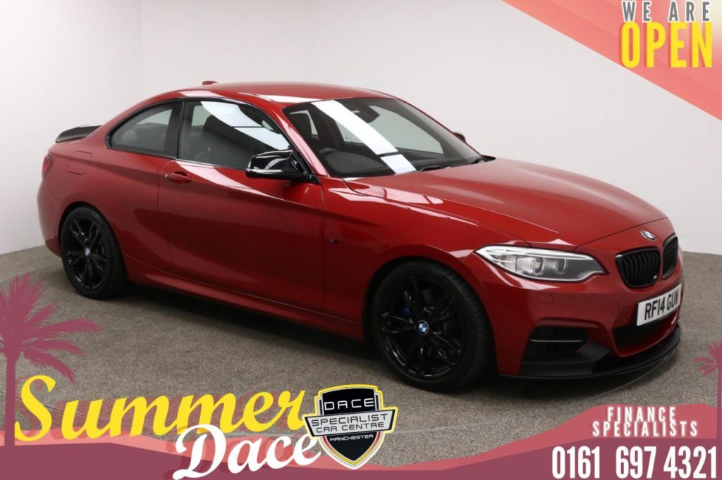 Used 2014 RED BMW M235I Coupe 3.0 M235I 2d AUTO 322 BHP (reg. 2014-07-13) for sale in Manchester